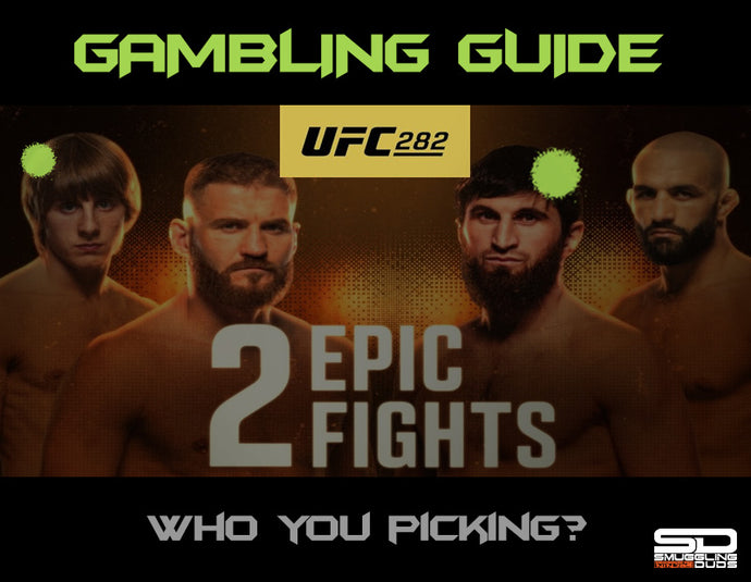 SMUGGLING DUDS UFC 282 GAMBLING GUIDE
