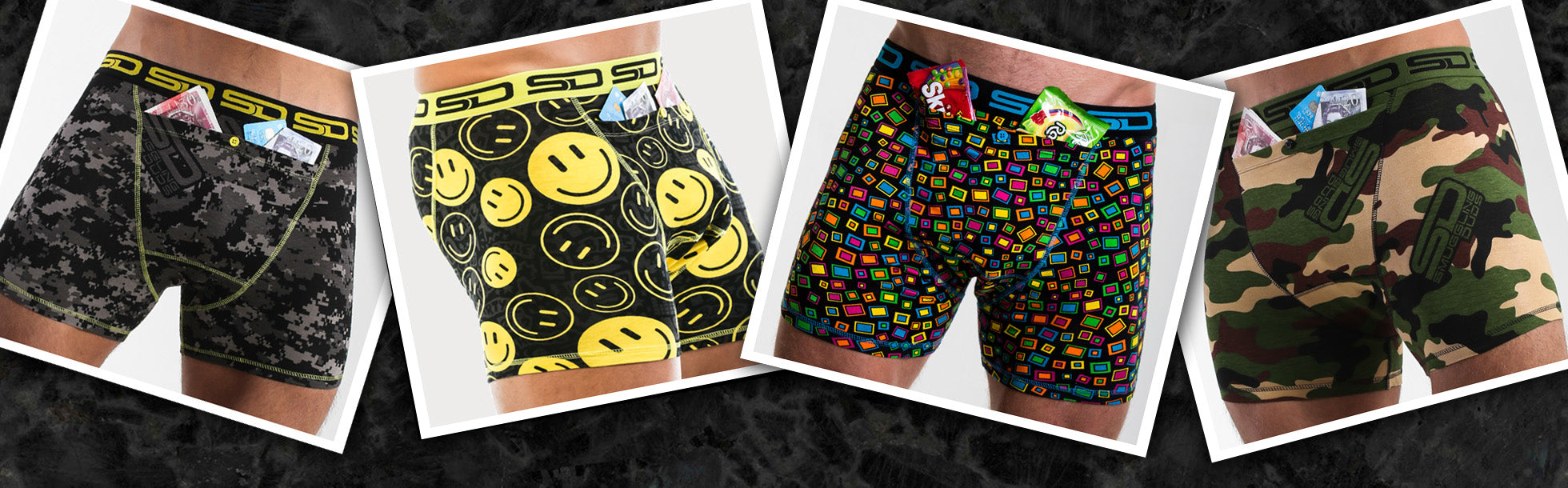 Pirate Smuggling Duds Stash Boxers, Boxer Brief Shorts 