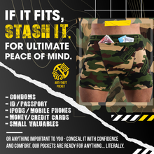 Load image into Gallery viewer, JUNGLE CAMO | SMUGGLING DUDS STASH POCKET BOXERS
