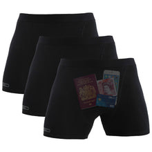 Load image into Gallery viewer, SUPER STEALTH 2.0 | SMUGGLING DUDS STASH POCKET BOXERS - 3 PACK