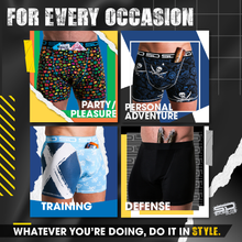 Load image into Gallery viewer, SUPER STEALTH 2.0 | SMUGGLING DUDS STASH POCKET BOXERS
