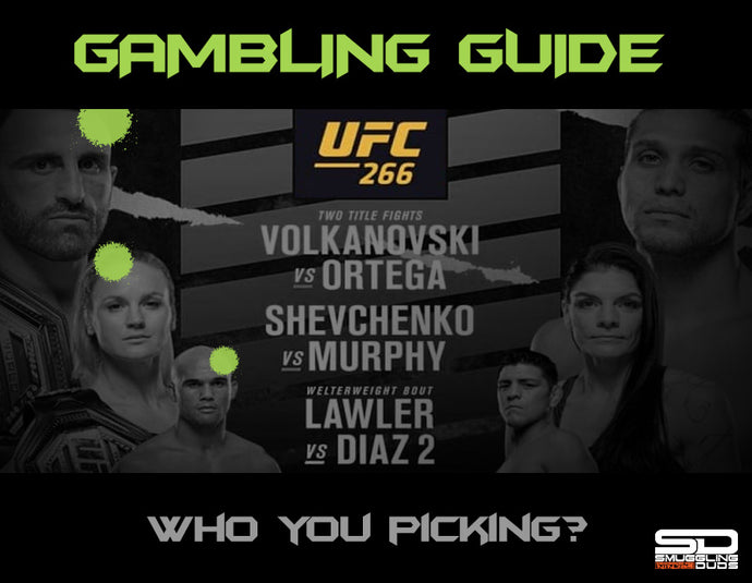 SMUGGLING DUDS UFC 266 GAMBLING GUIDE