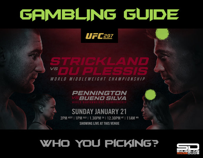 SMUGGLING DUDS UFC 297 GAMBLING GUIDE