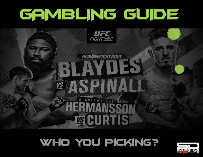 UFC FIGHT NIGHT 208: BLAYDES Vs ASPINALL GAMBLING GUIDE