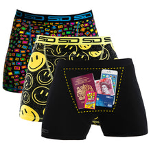 Load image into Gallery viewer, ALL STARS | SMUGGLING DUDS STASH POCKET BOXERS - 3 PACK
