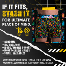Load image into Gallery viewer, TECHNICOLOUR | SMUGGLING DUDS STASH POCKET BOXERS
