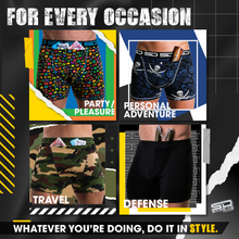 Load image into Gallery viewer, TECHNICOLOUR | SMUGGLING DUDS STASH POCKET BOXERS
