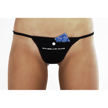 Load image into Gallery viewer, BLACK | SMUGGLING DUDS FEMALE STASH POCKET THONG - 4 PACK
