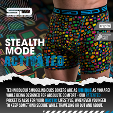 Load image into Gallery viewer, TECHNICOLOUR | SMUGGLING DUDS STASH POCKET BOXERS
