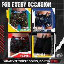 Load image into Gallery viewer, NORTH SEA COLLECTION | SMUGGLING DUDS STASH POCKET BOXERS - 4 PACK
